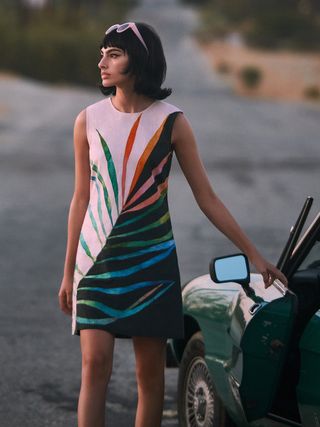 Anthropologie + Palm Frond Shift Dress