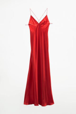 Zara + Silk Slip Dress