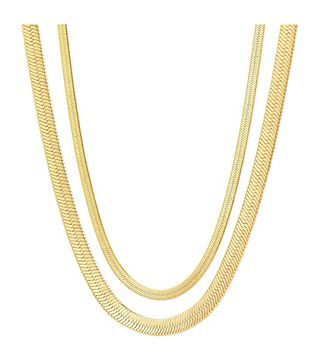 Fiusem + Snake Chain Necklace