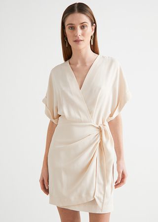 & Other Stories + Relaxed Wrap Mini Dress