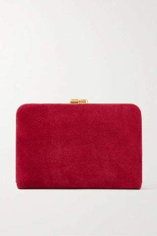The Row + Suede Clutch