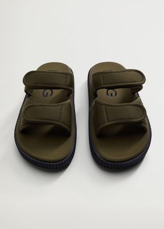 Mango + Velcro Strap Sandals