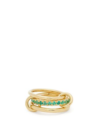 Spinelli Kilcollin + Petunia Emerald & 18kt Gold Ring
