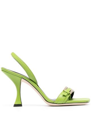 By Far + Carlotta Leather Sandals