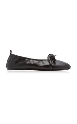 Flattered + Polly Leather Ballet Flats