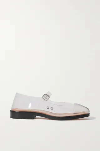 Maison Margiela + Tabi Split-Toe PVC Ballet Flats