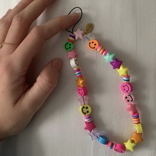Grigri Beads + Pixie Dust Phone Strap