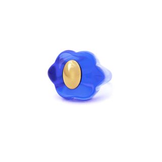 La Manso + Blue Water Lily Ring