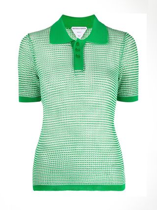 Bottega Veneta + Knitted Polo Shirt