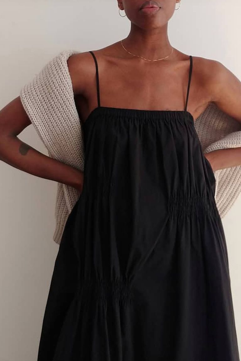 sheer black dress long Mesh Halter Individual size a line petite_size Size:XL(16)