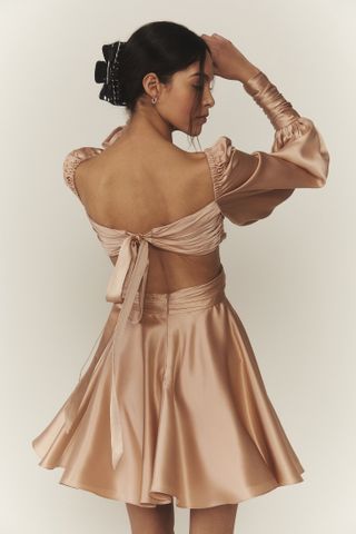 Sthr + Spotlight Dress in Rose Gold