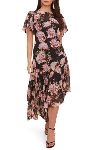 Astr + Floral Print Dress