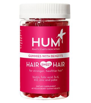 Hum Nutrition Hair Sweet Hair + Hair Growth Vegan Gummies with Biotin and Folic Acid