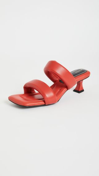 Proenza Schouler + Square Toe Mule Sandals