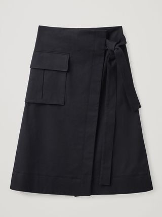 COS + A-Line Wrap Skirt