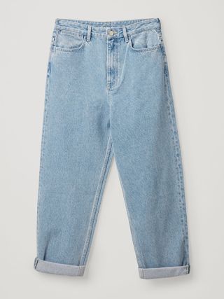 COS + High-Waisted Tapered Jeans