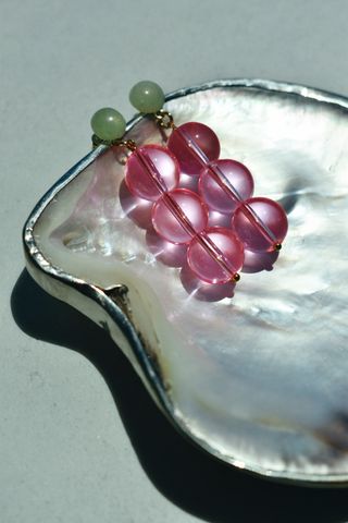 Notte + Pink Bubbles Earrings