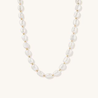Mejuri + Bold Pearl Necklace