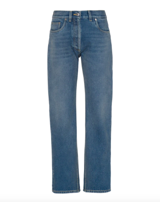 Prada + Organic Denim Five-Pocket Jeans