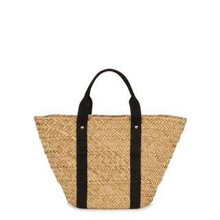Kayu + Colbie Woven Straw Basket Bag
