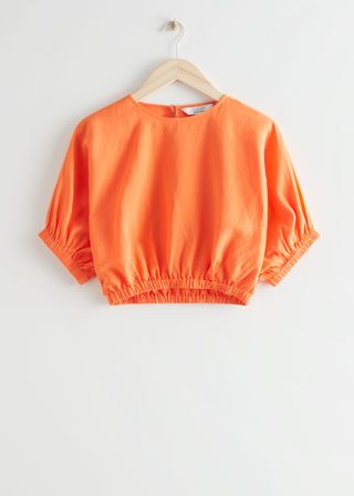 & Other Stories + Boxy Crop Top