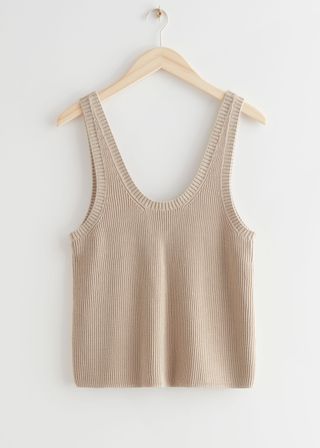 & Other Stories + Ribbed Knit Tank Top