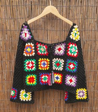 Lyyshiding + Granny Square Crochet Jacket