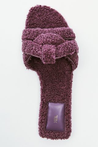 Zara + Crossover Fabric Sandals