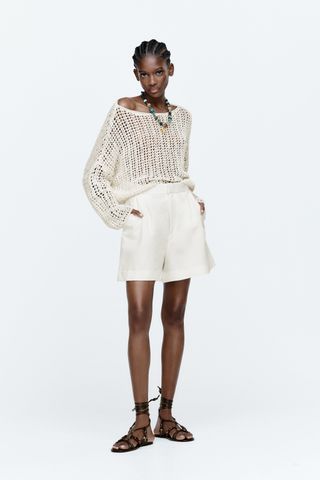 Zara + Open Knit Sweater