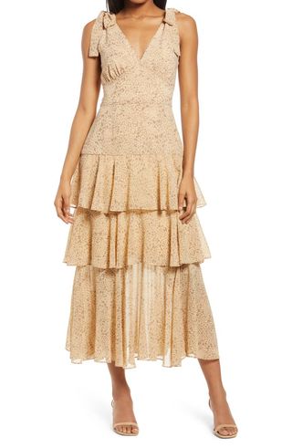 WAYF + Hampton Sleeveless Tiered Dress