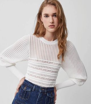 French Connection + Orielle Knitted Puff Sleeve Jumper