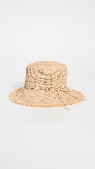 Hat Attack + Packable Raffia Bucket Hat