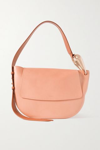 Chloé + Kiss Leather Shoulder Bag