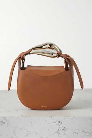 Chloé + Kiss Small Leather Tote