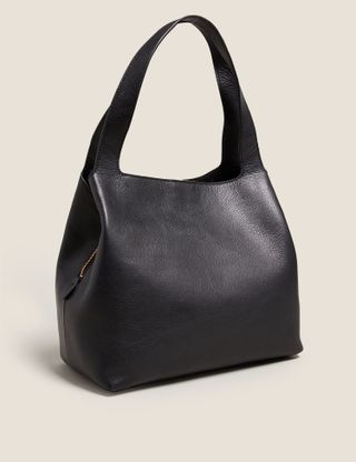 Marks and Spencer + Leather Three-Part Construction Shoulder Bag