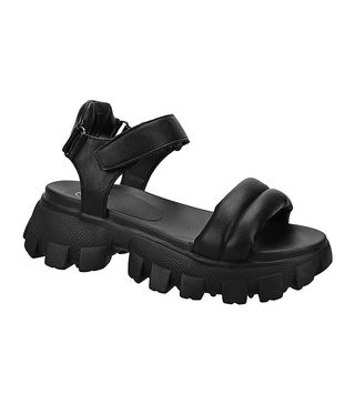 Readysalted + Open Toe Buckle Platform Sandals
