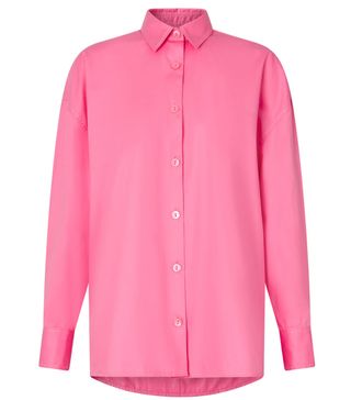 Kitri + Mariana Pink Boyfriend Shirt