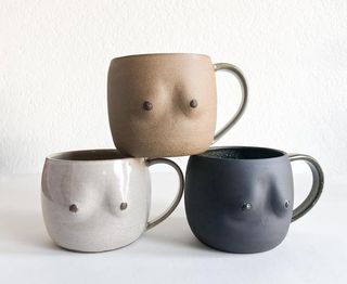 Heartshake Studios + Ceramic Boobs Mug