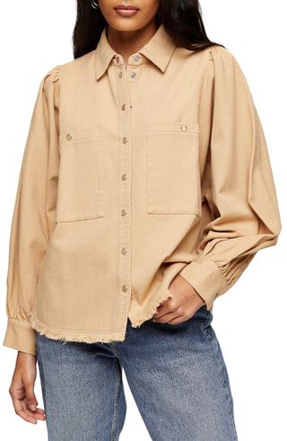 Topshop + Fray Shirt Jacket
