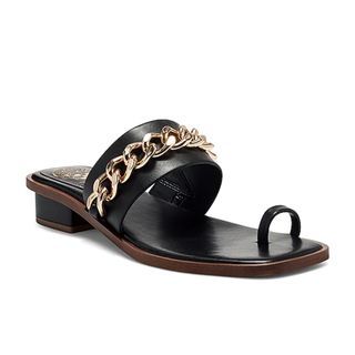 Vince Camuto + Yamell Chain-Embellished Slides