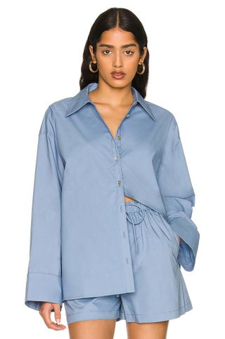 Song of Style + Kelso Top in Blue
