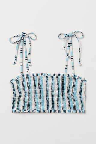 H&M + Smocked Bikini Top