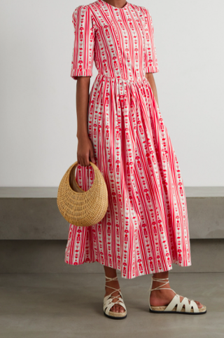 Sindiso Khumalo + Printed Cotton Maxi Dress
