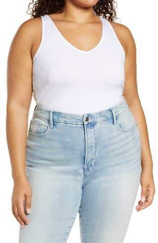 BP + Crop V-Neck Tank