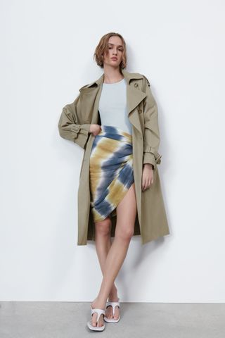 Zara + Belted Trench Coat