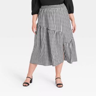 Who What Wear x Target + Ruffle Midi Skirt