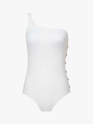 Reiss + Bethany One Shoulder Swimsuit