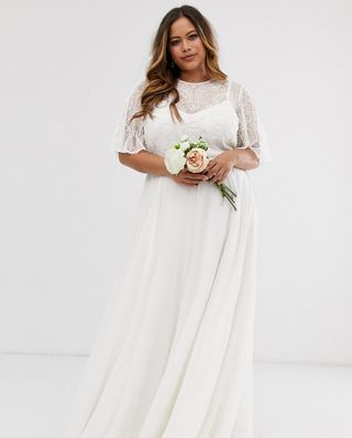 ASOS Edition + Curve Embellished Bodice Wedding Dress