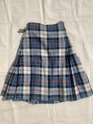 Vintage + Plaid Kilt Skirt