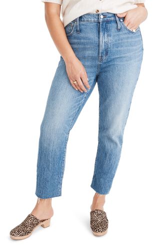 Madewell + The Perfect Vintage Raw Hem Jeans